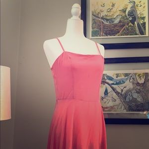 Salmon colored skater dress from cotton on size s